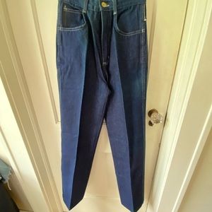 Vintage Diane Von Furstenberg. High Waisted Dark Denim Blue Jeans Sz 8